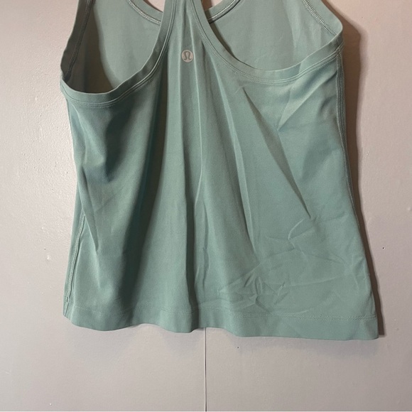Lululemon Cool Racerback Tank Top *Nulu Tidewater Teal size 4/6 - Picture 8 of 12